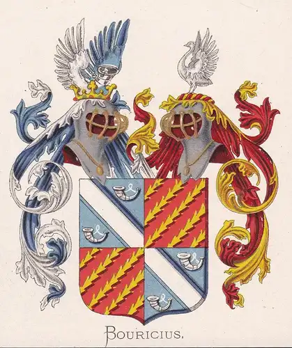 Bouricius - Wappen coat of arms heraldry Heraldik blason Wapen