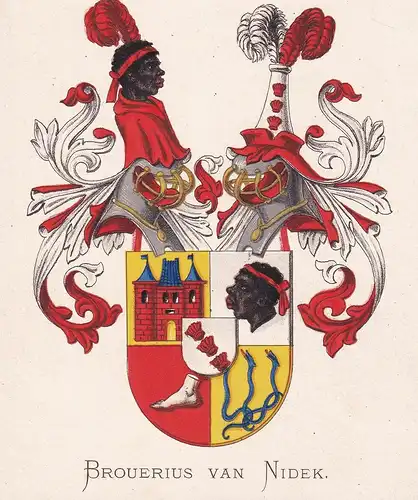 Brouerius van Nidek - Wappen coat of arms heraldry Heraldik blason Wapen