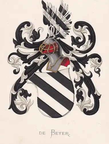 De Beyer - Wappen coat of arms heraldry Heraldik blason Wapen