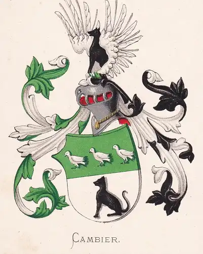 Cambier - Wappen coat of arms heraldry Heraldik blason Wapen