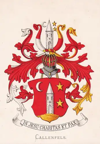 Callenfels - Wappen coat of arms heraldry Heraldik blason Wapen