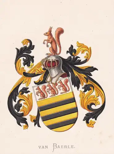 Van Baerle - Wappen coat of arms heraldry Heraldik blason Wapen