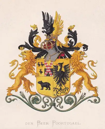 Den Beer Poortugael - Wappen coat of arms heraldry Heraldik blason Wapen