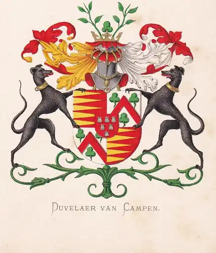 Duvelaer van Campen - Wappen coat of arms heraldry Heraldik blason Wapen