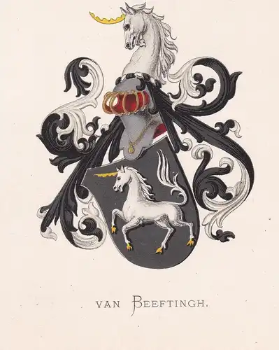 Van Beeftingh - Wappen coat of arms heraldry Heraldik blason Wapen