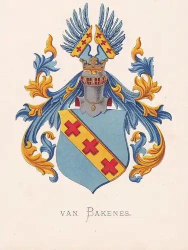 Van Bakenes - Wappen coat of arms heraldry Heraldik blason Wapen