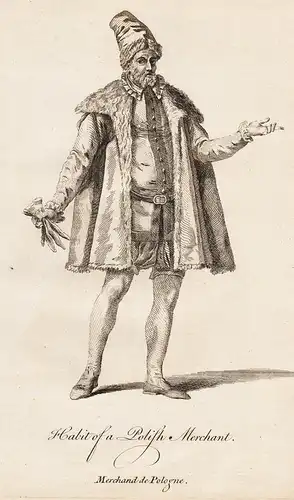 Habit of a Polish Merchant - Kaufmann Poland Polska Polen Trachten costumes costume Tracht