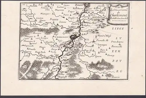 Carte du Gouvernement de Charlemont - Charlemont Givet Ardennes Grand-Est France Frankreich