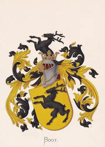 Boot - Wappen coat of arms heraldry Heraldik blason Wapen