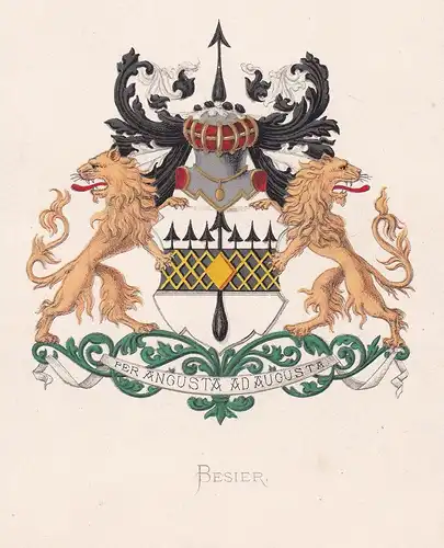 Besier - Wappen coat of arms heraldry Heraldik blason Wapen