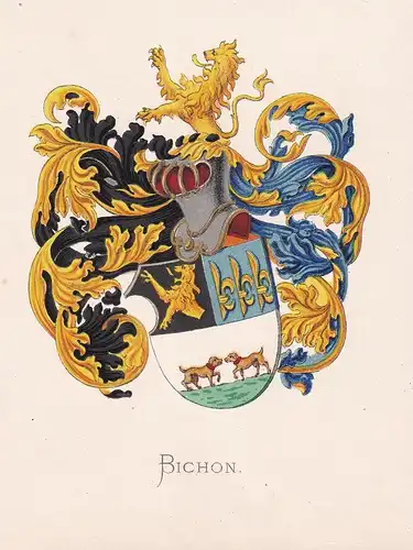 Bichon - Wappen coat of arms heraldry Heraldik blason Wapen