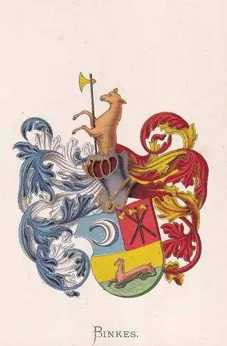 Binkes - Wappen coat of arms heraldry Heraldik blason Wapen