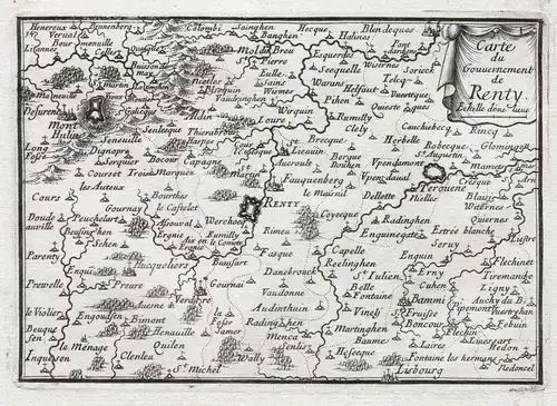 Carte du Gouvernement de Renty - Renty Therouanne Pas-de-Calais Hauts-de-France