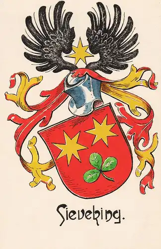Sieveking - Wappen coat of arms heraldry Heraldik Hamburg