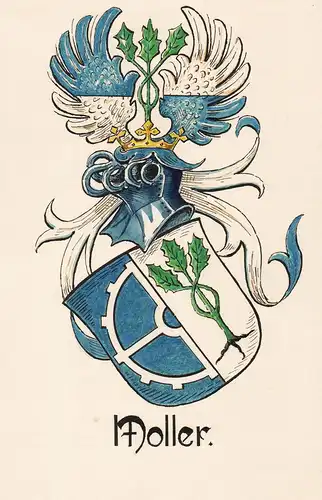 Moller - Wappen coat of arms heraldry Heraldik Hamburg