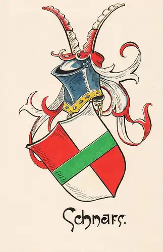 Schnars - Wappen coat of arms heraldry Heraldik Hamburg