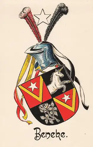 Beneke - Wappen coat of arms heraldry Heraldik Hamburg
