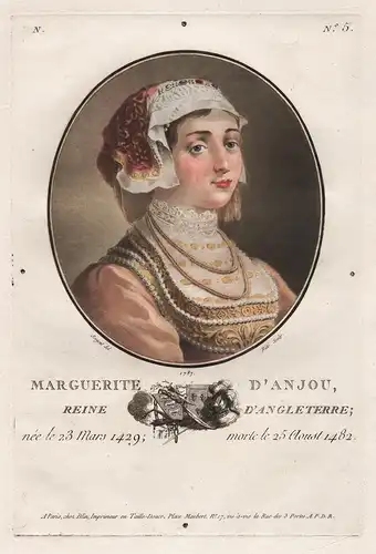 Marguerite d'Anjou, Reine d'Angleterre - Marguerite d'Anjou (1430-1482) princesse Queen of England Reine König