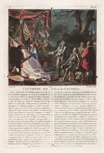 Victoire de Villa-Viciosa - Battle of Villaviciosa Guadalajara Louis II Joseph de Bourbon de Vendome Espana Sp