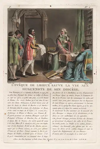 L'Eveque de Lisieux sauve la vie aux Huguenots de son Diocese - Jean Hennuyer, bishop of Lizieux