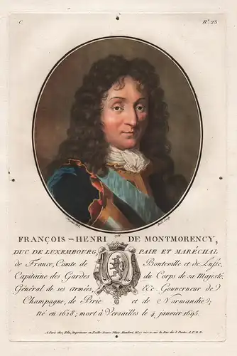 Francois-Henri de Montmorency, Duc de Luxembourg, Pair et Marechal... - Francois-Henri de Montmorency-Luxembou