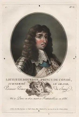 Louis II de Bourbon, Prince de Condé - Louis II de Bourbon, prince de Condé (1621-1686) French General militar
