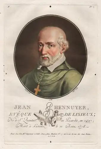 Jean Hennuyer, Eveque de Lisieux - Jean Hennuyer, eveque de Lisieux (1497-1578) Portrait