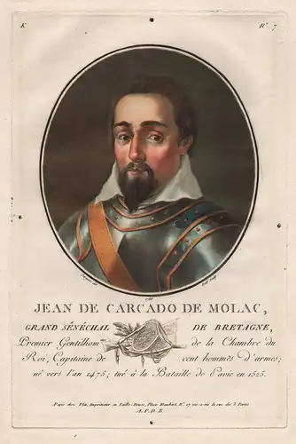 Jean de Carcado de Molac, Grand Senechal de Bretagne - Jean de Carcade de Molac (c.1475-1525) Bretagne Kercado