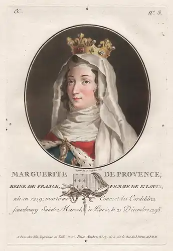 Marguerite de Provence, Reine de France, Femme de St. Louis - Marguerite de Provence (1221-1295) Reine de Fran