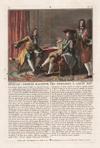 Duguay-Trouin raconte ses exploits a Louis XIV - René Duguay-Trouin Louis XIV