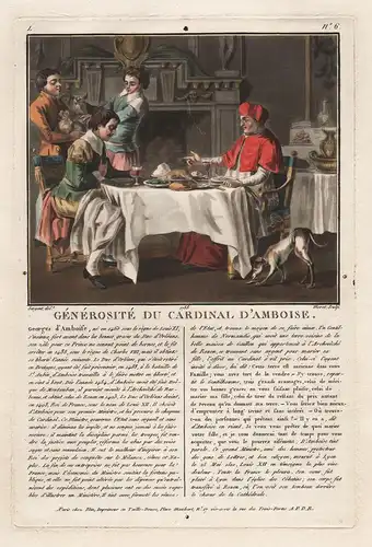 Generosité du Cardinal d'Amboise - Georges d'Amboise Cardinal