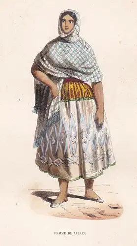 Femme de Jalapa - Jalapa Guatemala woman America costume Trachten costumes