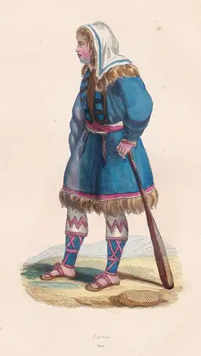 Kureck (Asie.) - Koryak indigenous people Russia Russland Russian Far East Asia Asien Asie costume Trachten co