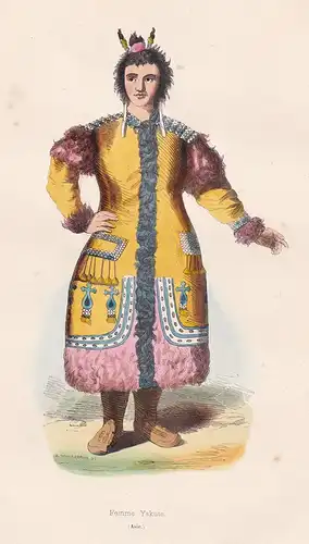 Femme Yakute - Jakuten Sacha Yakuts Sakha Russia Russland costume Trachten costumes
