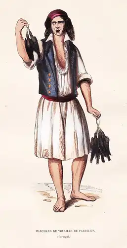 Marchande de Volaille de Pardilho (Portugal) - Pardilhó Portugal Portuguese merchant Trachten costumes