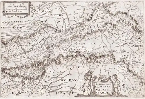 Le Terres entre la Meuse Vahal et le Rhin - Maas Rhein Nijmegen 's-Hertogenbosch Arnhem Dreumel Beuningen Nede