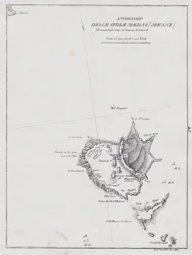 Ancoraggio delle Isole Medas - Islas Medas Germa Cataluna Espana Spain Spanien Espagne