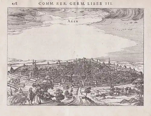 Aken - Aachen Nordrhein-Westfalen Gesamtansicht Ansicht view