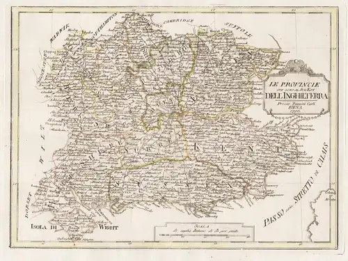 Le Provincie che sono al Sud Est dell'Inghilterra - England London UK Great Britain Großbritannien