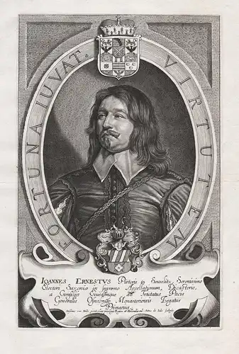 Ioannes Ernestus Pistoris in Seuselitz. - Johann Ernst van Pistoris (1605-1680) Freiherr von Seußlitz Pistoriu