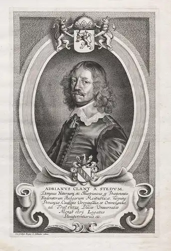 Adrianus Clant a Stedum - Adriaan Clant (1599-1665) Stedum Holland Groningen Portrait