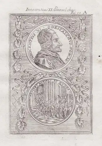 Innocentius XI. Odescalchus Pon: M: - Pope Innocent XI (1611-1689) Papst Papa Portrait