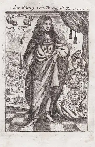 P. R. de Portugal - Juan V of Portugal (1689-1750) King König rey John Portrait