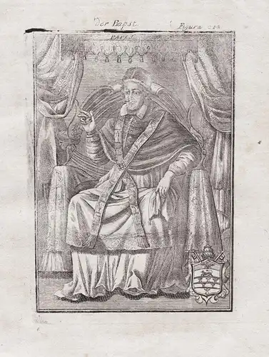 Papes - Pope Innocent XI (1611-1689) Papst Papa Portrait