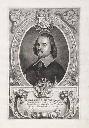 Matthias Biörenklau - Mathias Biörenclou (1607-1671) Sverige Sweden Schweden Portrait