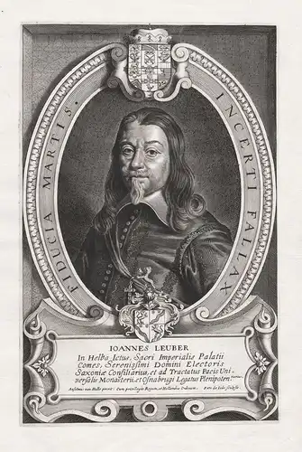 Ioannes Leuber - Johann Leuber (1588-1652) Gesandter Westfälischer Frieden Helba Ichlershausen Portrait