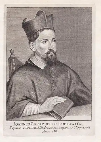 Joannes Caramuel de Lobkowitz... - Juan Caramuel y Lobkowitz (1606-1682) Madrid philosopher architect astronom