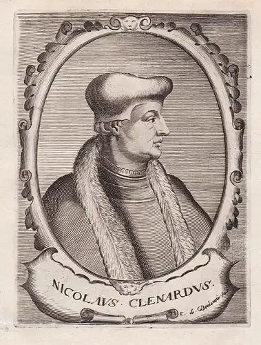 Nicolaus Clenardus - Nicolas Cleynaerts (1493-1542) humanist Orientalist grammarian traveler Diest Leuven Port