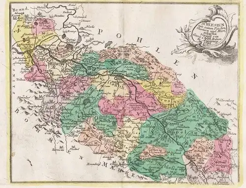 Schlesien mit seinen Fürstenthumern und Herrschafften - Silesia Schlesien Polska Polen Poland Wroclaw Opole