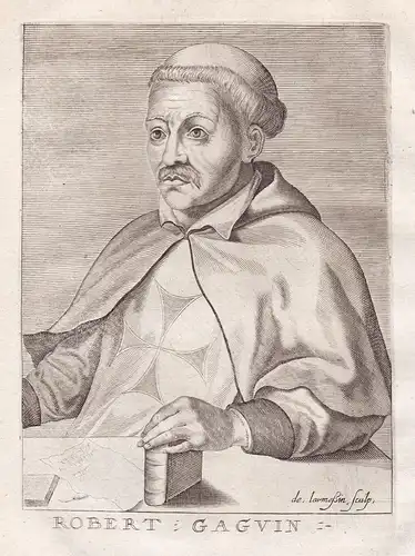 Robert Gaguin - Robert Gaguin (1433-1501) Humanist philosopher Calonne-sur-la-Lys Frankreich Portrait